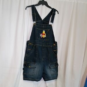 Disney Dark Blue Jean Shorts with Winnie the Pooh Patch